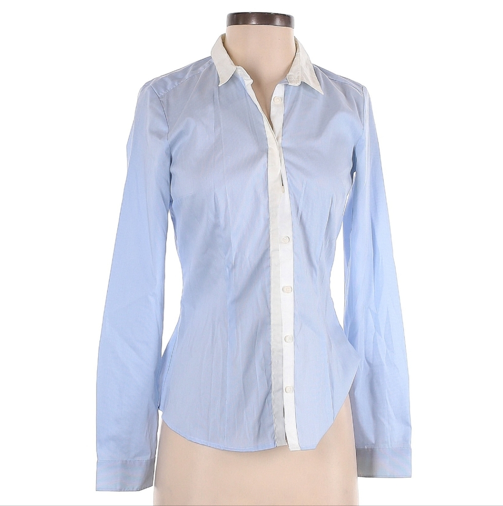 H&M Sky Blue Button-Down Shirt